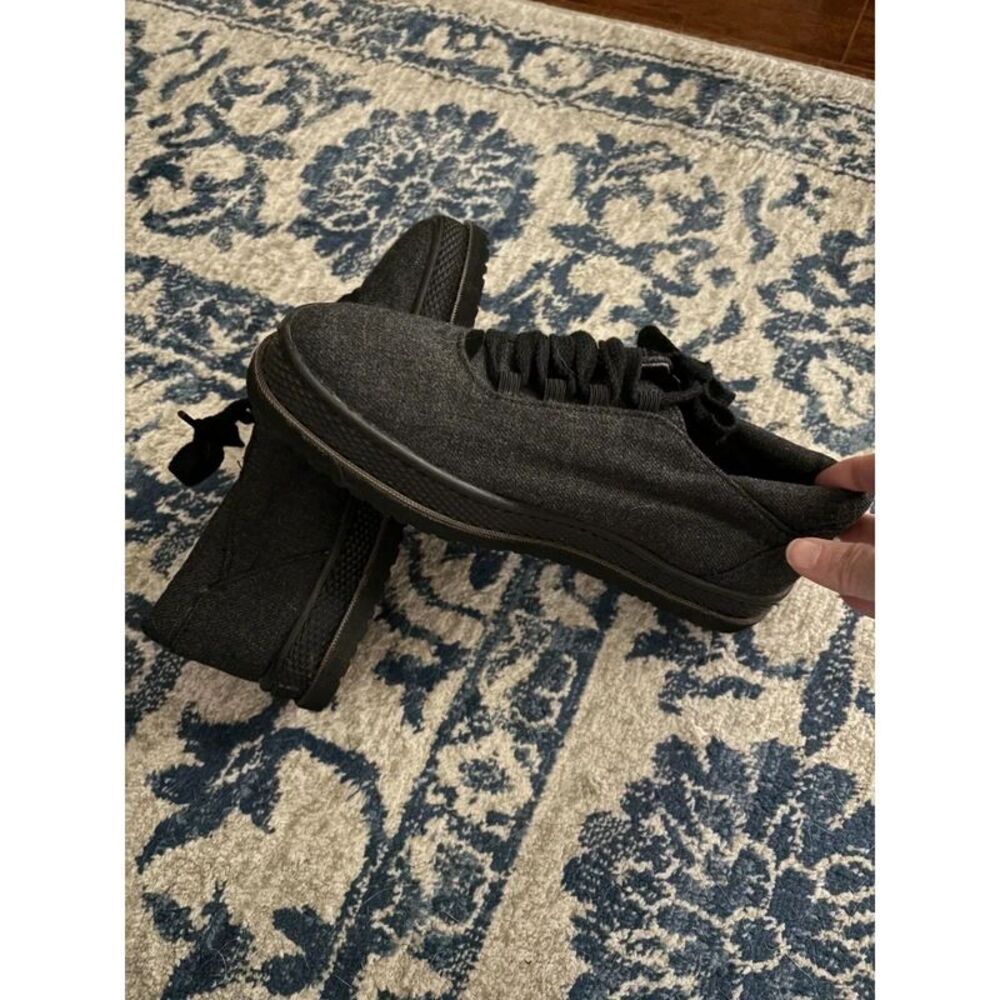 Stuart Weitzman Charcoal Gray Sneakers Size 8